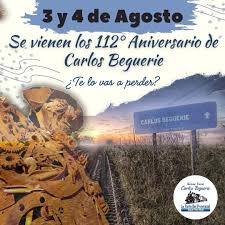 A dos horas de la Ciudad de Buenos Aires, Carlos Beguerie celebra 114 años con una historia atravesada por el tren, almacenes de campo, arte popular y una identidad que sobrevivió al