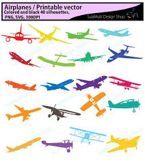 Airplane Svg Aeroplane Printable Aeroplane Svg Files Etsy Airplane Silhouette Silhouette Vector Svg Files Silhouette