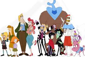 Beetlejuice Group Shot By Dext On Deviantart Beetlejuice Cartoon Beetlejuice Beetlejuice Characters