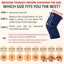 Don T Know Which Size Of The Compression Knee Sleeve Would Be The Best Fit For You Contact Us Through Knee Compression Sleeve Best Knee Sleeves Meniscus Tear