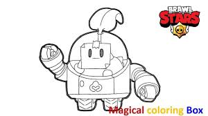 An exclusive collection of pictures of the characters. Magical Coloring Box Brawl Stars Sprout Drawing Youtube