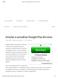 It helps connect everything toge. Instalar O Actualizar Google Play Services Pdf Android Sistema Operativo Google Play