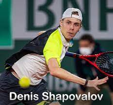 Tennis player don't stop fighting. Denis Shapovalov Player Profile