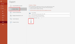 Make sure to set time for each slide before hand to be able to modify video to meet needs. How To Make A Powerpoint Into A Video Save Powerpoint As Video Ionos