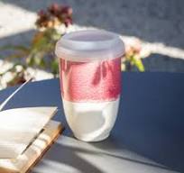 Coral Pink Cup 12oz