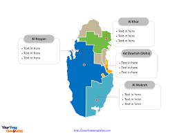 Please note that creating presentations is not supported in internet explorer versions 6, 7. Free Qatar Editable Map Free Powerpoint Template