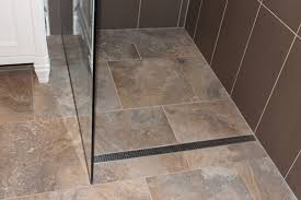 Grate Drain From Stall Shower A Drain That Is Flush With The Floor And Eliminates The Need For A Door By Schweitzer Shower Floor Floor Drains Shower Drains