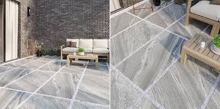 Grey floor tiles are bang on trend! London Grey Matt Porcelain Paving Tiles R11 Non Slippery