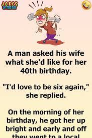 Choosing a birthday card is just half the battle; A Man Takes His Wife On A Birthday She Ll Never Forget Funny Marriage Jokes Funny Birthday Jokes Funny Cartoon Quotes