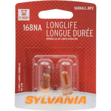 Details About Side Marker Light Bulb Long Life Blister Pack Twin Front Sylvania 168nall Bp2