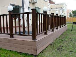 Hoomall retractable pet gate expandable dog fence wooden screen door accordion gates portable for doorways dog pet gate pet safety patio garden lawn 3.7 out of 5 stars 206 $35.99 $ 35. Terrace Fencing Height Of Wrought Iron Railings Combined Wood And Wpc Structures Glass And Wooden Terrace Fences