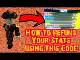 Get the new latest code and redeem money, experience boosts, and by using the new active blox fruits codes, you can get some free money, experience boosts, and stat refunds. How To Refund Your Stats Using This Code Blox Piece Roblox Youtube
