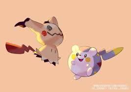 Dzrid Working On Commissions On Twitter Togedemaru And Mimikyu My Babies Togedemaru is a fictional creature from the pokémon franchise. togedemaru and mimikyu my babies