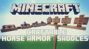 Now when you return to the game, you should see the horse wearing the diamond horse armor. Craftable Horse Armor Mod And Saddle Mod 1 11 2 1 10 2 1 9 4 Azminecraft Info