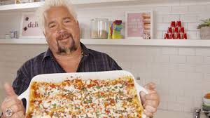 Guy Fieri S Fire Roasted Lasagna Is A Powerful Tribute To His Late Sister Fast Family Meals Food Network Recipes Guy Fieri