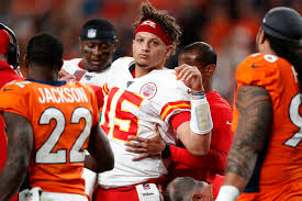 31 quarterbacks have started for the national football league's kansas city chiefs since their franchise began. Kansas City Chiefs Quarterback Patrick Mahomes 15 Is Helped Off The Field After Being Injured Las Vegas Review Journal