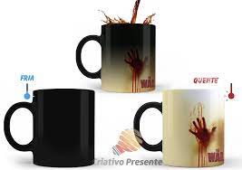 The Walking Dead Caneca Magica Termossensivel Espanto Criativo Presente Canecas Criatividade The Walking Dead