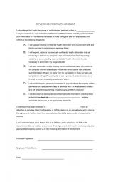 Employee Confidentiality Agreement Business Forms Non Disclosure ...