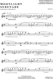 Check spelling or type a new query. Moonlight Serenade Tenor Sax Pdf Noten Von Glenn Miller And His Orchestra In F Dur 7110403