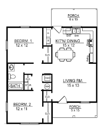 Make sure your rooms feel intimate and inviting without sacrificing those sight lines. Cottage Style House Plan 2 Beds 1 Baths 856 Sq Ft Plan 14 239 Cottage Style House Plans Cottage House Plans Small Cottage House Plans