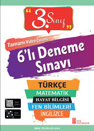 Ata 3 Sinif 6 Li Deneme Sinavi 2020 Sinif Kitap Hayat Bilgisi