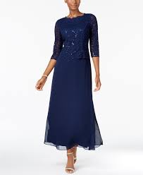 Alex Evenings Petite Sequin Lace Gown Reviews Dresses Petites Macy S Petite Gowns Petite Dresses Macy Dresses
