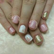 Pin By Eunice Sanchez On Nail Baby Shower Nails Pink Nails Gold Nails