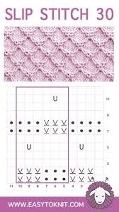 You can knit flat or in the round. Slip Stitch Knitting 30 Honeycomb Easy To Knit