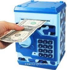 I saw one of these a few months back and thought how cool it would be to make one for each of my kids. Famous Quality Mini Piggy Bank Safe Box Money Coin Atm Bank Toy Atm Machine Kids Gift Money Box Digital Saving Boxes Color And Design My Vary Buy Online In Dominica At Dominica Desertcart Com