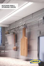 Keep Everything You Need Within Reach With Ikea Kitchen Wall Storage When Cabinet And Drawer Space Is I Kitchen Wall Storage Ikea Kitchen Kitchen Storage Rack