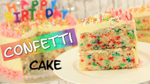 Rezept Confetti Cake Konfetti Kuchen Funfetti Cake Geburtstagskuchen Wir Backen Heute Einen Kuchen Und Torten Rezepte Kuchen Und Torten Konfetti Tortchen