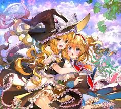 touhou marisa kirisame alice margatroid 東方 pixiv イラスト アニメ魔女 東方 かわいい