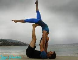Grab your strongest friend or your partner and take flight! Yoga Poses 2 Person