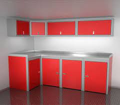 Hrp's 48 / 60 aluminum overhead storage cabinets are american craftsmanship in white powder coating. Sportsmanii Aluminum Overhead Corner Cabinet 18 H X 11 D X 24 W Moduline