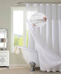 Shower curtains & shower liners. Spa 251 Waffle Complete Shower Curtain With Detachable Liner Reviews Shower Curtains Bed Bath Macy S