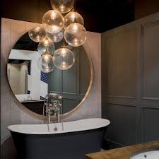 Carpenter designed the custom vanity cabinets. Mullan Mlbp008 Laguna Pendant Light Ip44 35cm In Antique Silver
