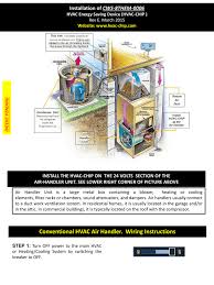 Typically, the yellow wire will be run to the air handler where at the air handler, this wire is usually connected to another wire (typically by a wire nut. Conventional Hvac Air Handler Wiring Instructions