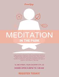 Carteles Creativos Tipos Carteles Ejemplos Carteles Meditation Event Poster Template Examples Promote Event Poster Template Event Poster Poster Template