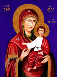 I love the look on jesus' face and his cuddling body language in this painting. Mary And Jesus Painting By Rita Hiotis