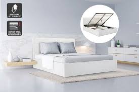 Daybed frame with 3 drawers twin. Ovela Bed Frame Siena Gas Lift Collection White King Matt Blatt