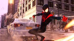 Miles morales (video game 2020). Spider Man Into The Spider Verse Suit Heads To Miles Morales Game Ew Com