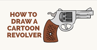 This is probably the most important part of the drawing because if you get this wrong, your gun will never look right, no matter how hard you try. How To Draw A Cartoon Revolver Easy Drawing Guides