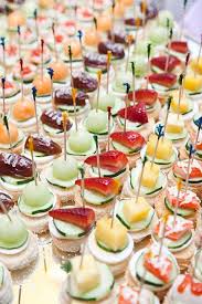 Different Kind Of Canapes Stock Photo Canapes Recipes Appetizers Toothpick Appetizers