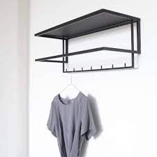 Webi coat rack wall mounted white coat hooks wall mounted,coat hanger wall,hook rack,wall coat rack with hooks for hanging coats,hats,jacket,clothes. Grid Coat Hanger Black Coat Hanger Rack Design Wall Mounted Coat Hanger