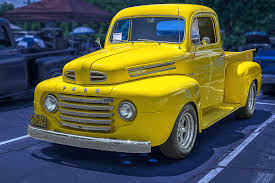 Image result for Diamond Yellow 1950 Truck