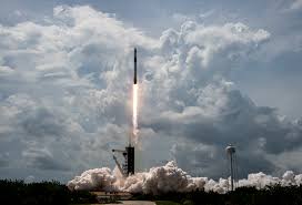 Shows a view of a predawn spacex falcon 9 rocket launch from florida as it appeared from chesapeake beach, maryland on march 14, 2021. Photos And Videos Of Spacex And Nasa S Dragon Capsule Launch The Washington Post