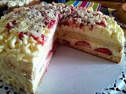 Erdbeer Spaghettieis Torte Von He Fe Chefkoch Kuchen Und Torten Rezepte Spaghetti Torte Kuchen Und Torten