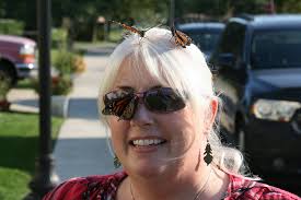 Released a hand-raised queen butterfly in memory