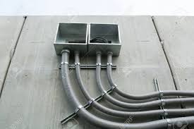 Maybe you would like to learn more about one of these? Conduits With Junction Box On Wall Stock Photo Picture And Royalty Free Image Image 69164040