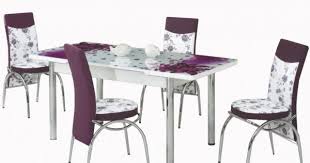 Masa de bucatarie 4 persoane extensibila vision luxe. Set Masa Extensibila Cu 4 Scaune Mov Home Decor Furniture Decor